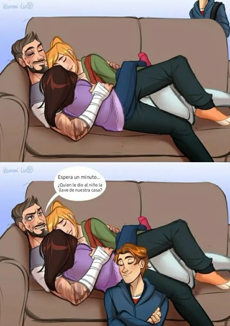 Iron Family, Gambit X Men, Superfamily Avengers, Meme Comics, Marvel Drawings, Funny Marvel Memes, Marvel Images, Avengers Comics, Mcu Marvel