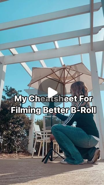 Brittney K Batla | Instagram + Reels Coach on Instagram: "Create More Reels In Less Time 🥳

Here are some quick tips to 5x your library of stock footage.

🎥 Film yourself at a distance so you can easily add text above your head and have the ability to add bullet points to either side of your body.

🎥 Film yourself closer so you can add text overhead or in the middle of your screen.

🎥 Film up close so you can add simple text to your video.

🎥 Film over your shoulder.

🎥 Don’t forget to film TRANSITIONS! Cover the camera with your prop [like my laptop] or your hand and then move into position.

Oh, and here are some more of my fav tips for amazing b-roll.

📸 Add movement to your videos by typing on your computer, drinking coffee/water, or moving across the screen.

📸 Be aware of whe B Roll Footage Ideas, Film Up, B Roll, Stock Footage, Film, Photography, Instagram