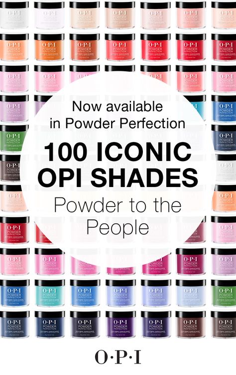 Appreciating the power of amazing nails that don’t chip and have gel-like shine and wear! Enjoy 100 iconic shades in OPI Powder Perfection! Nails Dipping Powder, Opi Shades, Dip Powder Colors, Nail Dipping Powder Colors, Nails Dip Powder, Dip Nail Colors, Fall Nail Colors, Dip Powder Nails, Dipped Nails