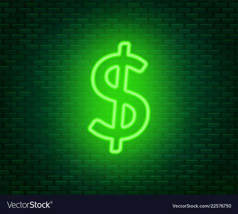 Dollar Symbol Wallpaper, Video Design Youtube, First Youtube Video Ideas, Dollar Sign, Neon Sign Bedroom, Dark Phone Wallpapers, Iphone Wallpaper App, Photo Editing Apps, Neon Party