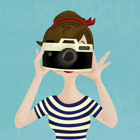 Camera Fotocamere Vintage, Illustration Photo, Animal Illustrations, Cute Illustration, Art Paint, Graphic Illustration, Iran, Cute Art, Illustration Design