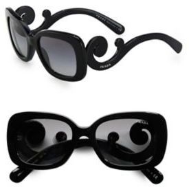 #Prada Baroque Square #Sunglasses - #Black, made in #Italy. http://shopstyle.it/l/cfN Prada Baroque Sunglasses, Glasses Prada, Glasses Square, Prada Glasses, Ray Ban Sunglasses Sale, Brand Sunglasses, Prada Eyewear, Prada Sunglasses, Accessories Glasses