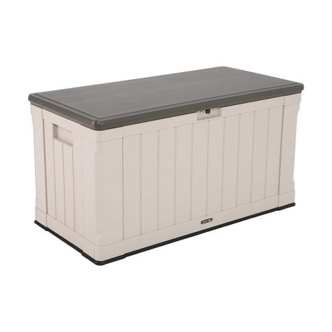 Lifetime 116 Gallon Heavy-Duty Deck Box, Desert Sand - Walmart.com - Walmart.com Deck Box, Desert Sand, Outdoor Storage, Storage Box