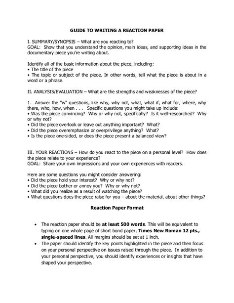 How To Write A Reaction Paper, Reaction Paper Sample, Reaction Paper Format, Reaction Paper Example, How To Write A 500 Word Essay, Reaction Paper, Reflection Paper Format, College Admission Essay Examples, 500 Word Essay