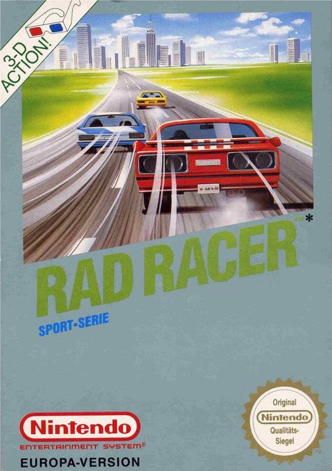 Cover art for Rad Racer (Arcade) database containing game description & game shots, credits, groups, press, forums, reviews, release dates and more. Rad Racer, Sci Fi Rpg, Retro Arcade Games, Original Nintendo, Vintage Video Games, Sega Dreamcast, Nes Games, School Videos, Classic Video Games