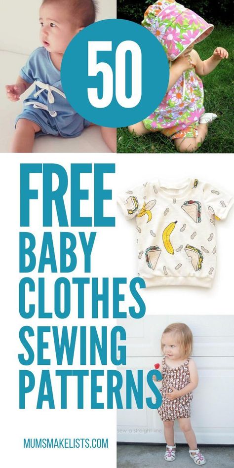 Baby Clothes Sewing Patterns, Homemade Baby Clothes, Easy Baby Sewing Patterns, Clothes For Newborn, Free Baby Clothes, Baby Sewing Patterns Free, Free Baby Patterns, Hipster Summer, Romper Sewing Pattern