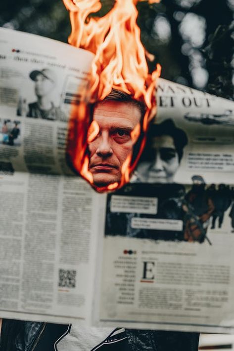 6,000+ Best Newspaper On Fire Photos · 100% Free Download · Pexels Stock Photos Newspaper On Fire Photography, Fire Newspaper Photography, Burning Newspaper Photography, Burning Paper Photography, Burning Newspaper Photoshoot, Newspaper Moodboard, Brain Graffiti, Newspaper Fire, Burning Photography