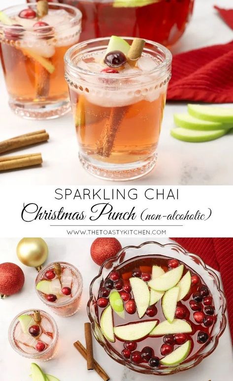 Christmas Drinks Nonalcoholic, Drinks Nonalcoholic, Christmas Mocktails, Christmas Drinks Alcohol Recipes, Christmas Drinks Alcohol, Non Alcoholic Punch, Alcoholic Punch, Christmas Punch Recipes, Holiday Punch