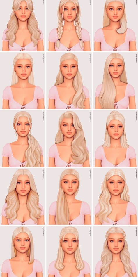 Here are links to all of my favorite cc hairs for the sims 4! They're all maxis match, and you can download them for free from creators on Patreon, Tumblr, TSR, etc. Ready for your cc folder! #sims4 #thesims4 #ts4cc #patreon #sims4customcontent #sims4clothes #sims4clothingcc #sims4maxismatch #maxismatchcc #maxismatchlookbook #simspiration #sims4ccfinds #gaming Sims Hair Cc, Sims 4 New Cc, Sims Cc Hair, Sims Maxis Match, Los Sims 4 Mods, Sims 4 Packs, Mod Hair, Sims 4 Tsr, Sims 4 Cc Maxis Match