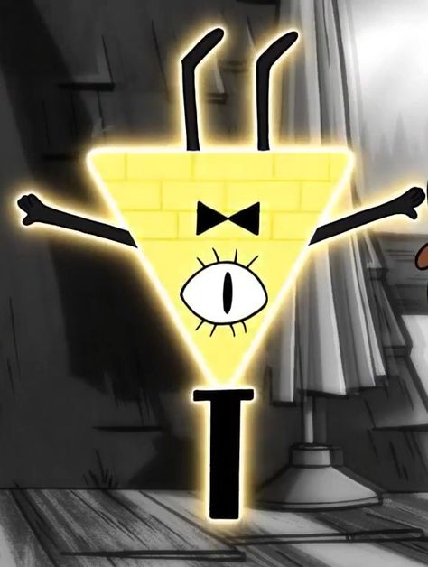 Yellow Triangle, Bill Cipher, Internet Radio, Gravity Falls, Gravity, Internet, Yellow, Music, Gifts