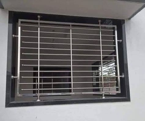 Stainless Steel Grills For Windows, Steel Grills For Windows, Ss Window Grill Design, Steel Window Grill Design Modern, Stainless Steel Grill Design, Stainless Steel Window Grill, Steel Grill Design, Modern Window Design, Grill Designs