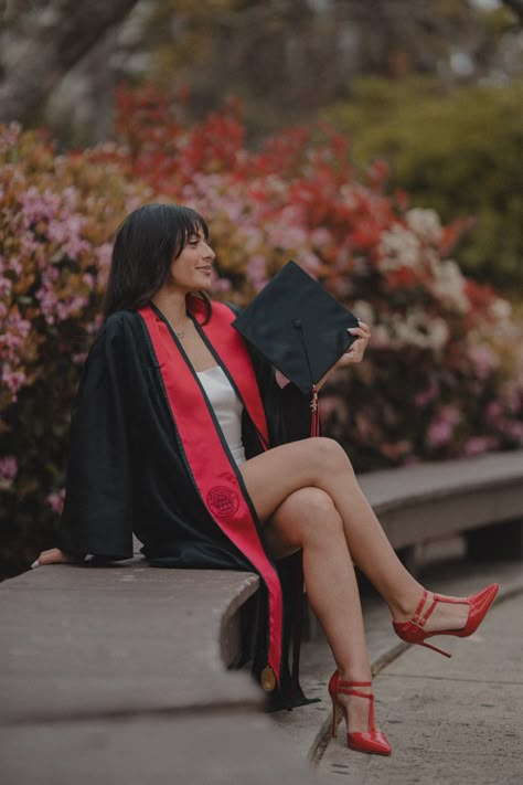 #graduation #2023 #gradpics #sdsu Masters Grad Photoshoot, Different Graduation Pictures, Cute Graduation Photo Ideas, Graduation Pose Ideas Grad Pictures, On Campus Graduation Pictures, High School Grad Photos, Grad Pic Inspiration, Uh Graduation Pictures, Graduation Pictures Ideas High School