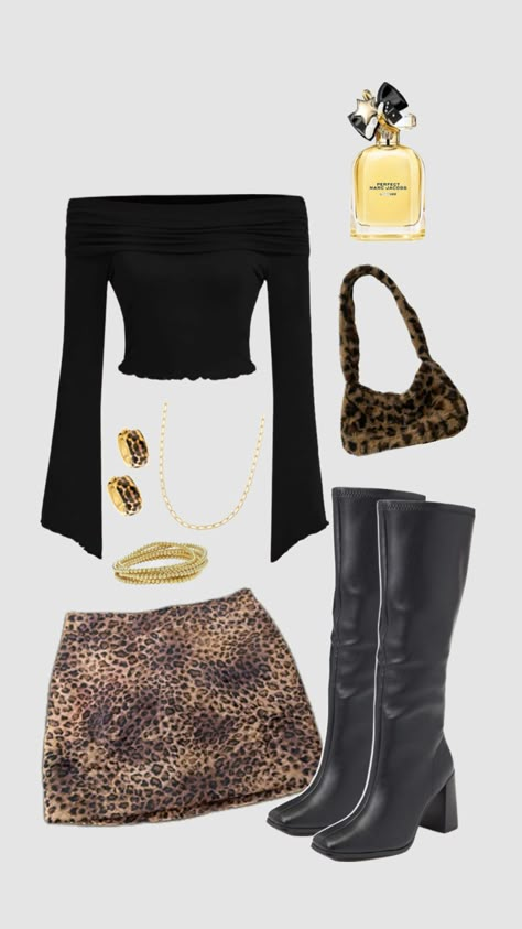 #ootd #outfitinspo #fitinspo cheetah mini skirt outfit cheetah print outfit Cheetah Girls Outfits, Cheetah Print Clothes, Tiger Skirt, Leopard Print Skirt Outfit, Cheetah Print Outfit, Young Mom Outfits, Going Out Outfits Winter, Cheetah Print Outfits, Dressed Up Outfits