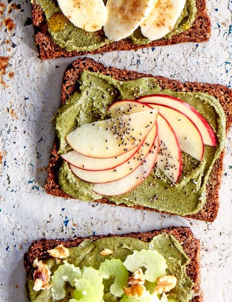 pumpkin seed on rye Vegan Toast, Pumpkin Butter Recipe, Vegan Iron, High Energy Foods, Pumpkin Recipes Healthy, Pumpkin Seed Butter, Iron Recipes, Pumpkin Banana, Toast Toppings