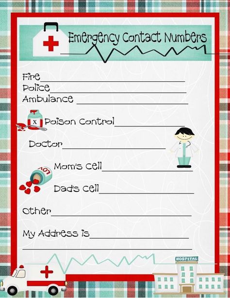 Magnet idea Contact Card Template, Cub Scouts Bear, Emergency Contact List, Bear Scouts, First Aid For Kids, Emergency Binder, Girl Scout Activities, Contact Card, Scout Activities