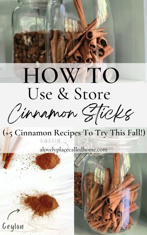 Cinnamon Sticks Recipe, What Is Healthy Food, Diy Cinnamon, Healthy Nutrition Plan, Cinnamon Tea, Autumn Recipes, Cinnamon Recipes, Recipes To Try, Good Health Tips