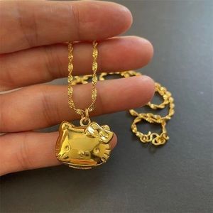 Swarovski | Jewelry | Gorgeous Hello Kitty Pure Silver Stamped Pendant Necklace | Poshmark Xoxo Jewelry, Chunky Gold Jewelry, Dope Jewelry Accessories, Hello Kitty Jewelry, Necklace For Girls, Necklace Cute, Jewelry Accessories Ideas, Dope Jewelry, Swarovski Necklace