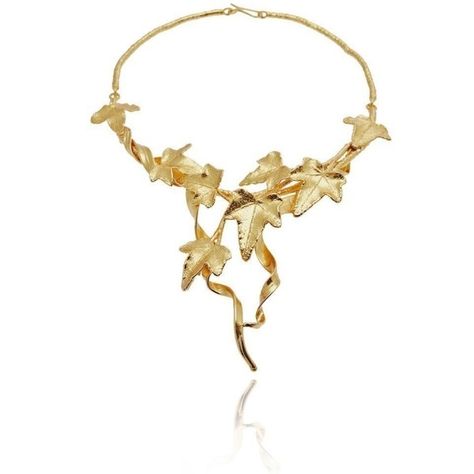 118-Ivy Case ($350) ❤ liked on Polyvore featuring jewelry, necklaces, thallo, ivy jewelry, gold plated necklace, ivy leaf jewelry, leaf jewelry and leaves jewelry Ivy Jewelry, Leaves Jewelry, Necklace Leaf, Ivy Leaf, Greek Jewelry, Leaf Jewelry, Leaf Necklace, Gold Plated Necklace, Jewelry Gold