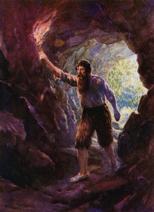 Robinson Crusoe Aesthetic, Adventurer Aesthetic, Cave Illustration, Puzzle Illustration, Project Cover, Project Cover Page, Daniel Defoe, Classic Childrens Books, Robinson Crusoe