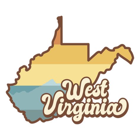 The west virginia map with the words west virginia on it PNG Design West Virginia Aesthetic, Virginia Aesthetic, Virginia Map, Design Ad, Png Design, West Virginia, The Words, Svg Design, Png Image