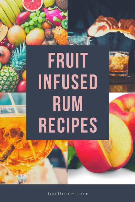 Do you know what’s better than good old rum? Other than the obvious answer of “even more rum”, there’s also the acceptable answer of fruit infused rum recipes. If you’ve ever tried one before, you know that a shot of fruit infused rum is deceptively sweet, and the alcohol that gets masked by the fruitiness will make you wonder if you’ve had one too many drinks. #rum #recipe #fruit #infused Fruit And Alcohol, Soaked Fruit In Alcohol, Liquor Soaked Fruit, Fruit Soaked In Alcohol, Fruit With Alcohol Recipes, Fruit Soaked In Alcohol Recipes, Alcohol Fruit Soaked, Fruit Infused Alcohol Recipes, Infused Rum Recipes