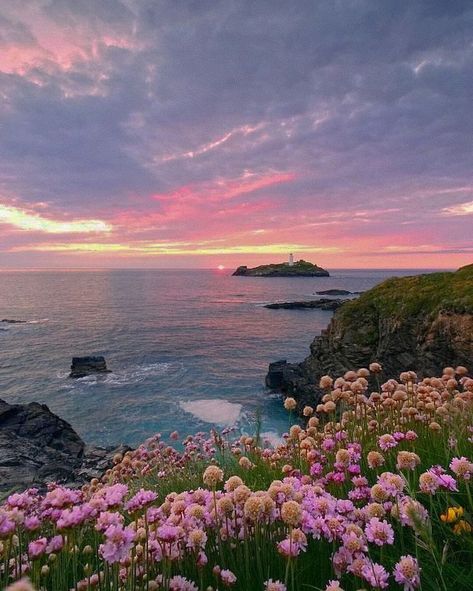 Wallpaper Beautiful Nature, Sea And Flowers, Landscapes Beautiful, Wallpaper Beautiful, Flower Landscape, Sweet Pic, Beautiful Landscape Wallpaper, Travel Activities, Landscape Wallpaper