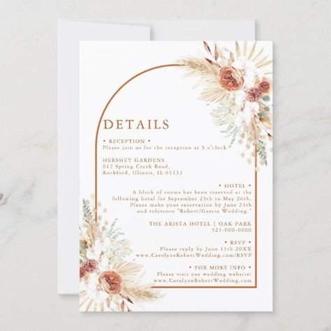 Pampas Grass Invitation, Wedding Enclosure Cards, Dusty Blue Weddings, Blue Wedding Invitations, Pampas Grass, Fathers Day Cards, Mothers Day Cards, Wedding Website, Enclosure Cards