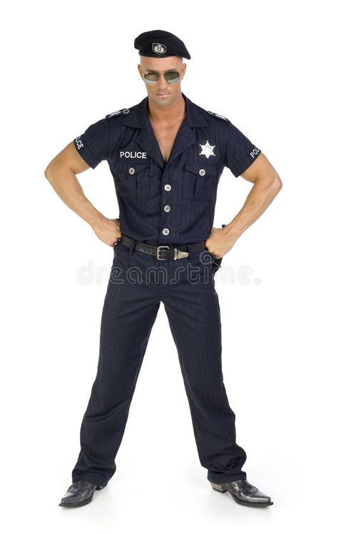 Proud policeman. Handsome and proud man in policeman costume. Isolated on white , #AD, #proud, #man, #costume, #Proud, #policeman #ad German Officer Uniform, Policeman Outfit, Policeman Costume, Apocalyptic Art, Mental Disorder, Post Apocalyptic Art, Man Party, Policeman, Whole Body