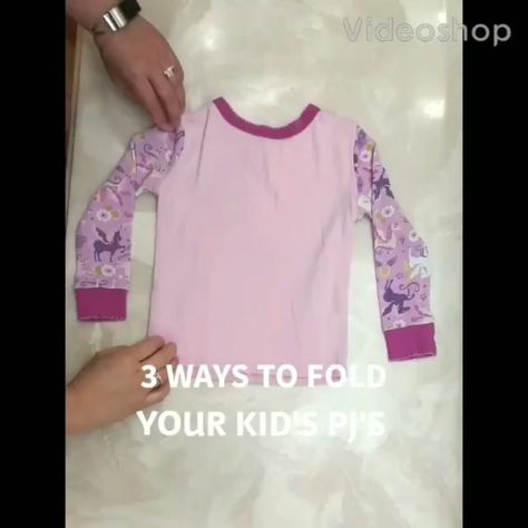 How To Fold Toddler Clothes, How To Fold Kids Clothes, Diy Crafts To Sell On Etsy, Shirts And Pants, Invisible Stitch, Sewing Courses, Kids Pjs, Ladder Stitch, How To Fold