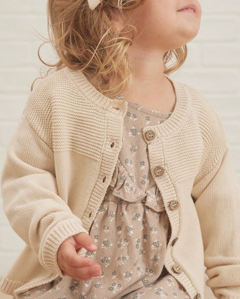 knit cardigan | natural - Quincy Mae Quincy Mae, V Dress, Cardigan Outfits, Feminine Dress, Gathered Skirt, Dress Set, Chunky Sweater, Girl Falling