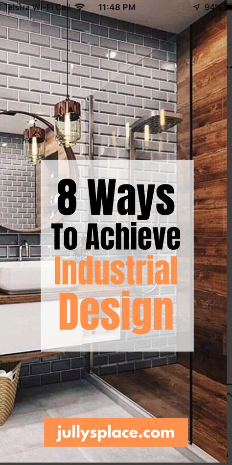 Industrial Home Industrial Interior Design Studio, Kitchens Industrial Style, Industrial Theme Office Interior Design, Industrial Contemporary Bedroom, Industrial Modern Bathroom Ideas, Vintage Industrial Decor Bathroom, Renovated Industrial Buildings, Home Decor Ideas Industrial Modern, Industrial Loft Design Vintage Modern