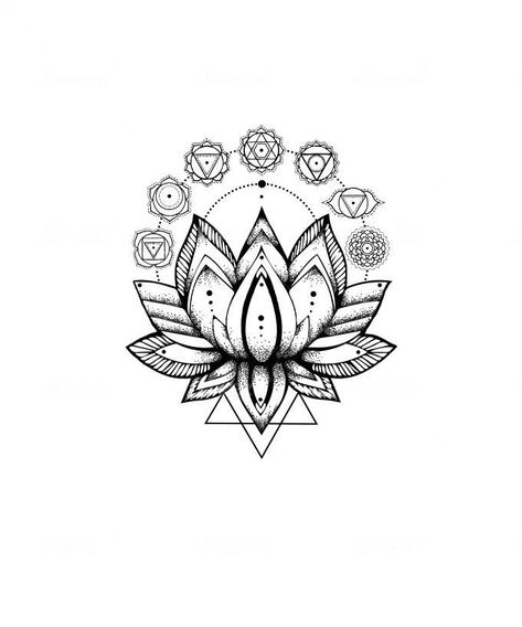 Lotus Tattoo Men, Tibetan Tattoo, Small Lotus Tattoo, Lotus Mandala Tattoo, Draw Mandala, Love Symbol Tattoos, Peace Tattoos, Chakra Tattoo, Unique Small Tattoo