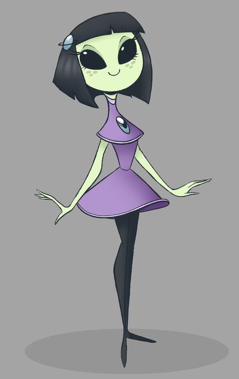 Alien Girl Art, Alien Reference, Alien Drawings, Grey Alien, Alien Aesthetic, Alien Girl, Arte Alien, Alien Character, Cute Alien