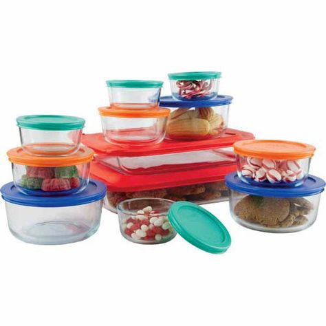 Walmart - Black Friday - Pyrex® 24-Pc. Glass Bake and Store Set $19 Square Dinnerware Set, Plastic Food Containers, Food Storage Container Set, Airtight Food Storage, Food Storage Boxes, Airtight Food Storage Containers, Weekly Ads, Glass Food Storage, Glass Food Storage Containers