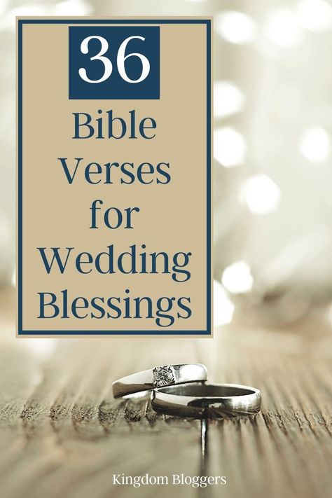 Do you have a loved one getting married soon? Here are 36 Bible Verses for Wedding Blessings to pray over them! Prayers For Wedding Couple, Biblical Wedding Quotes, Bible Verse For Newlyweds, Verses For Wedding, Wedding Bible Quotes, Bible Verse Wedding, Wedding Scripture, Wedding Bible Verses, Wedding Verses