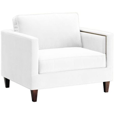 Apt2B Anderson King White Chair ($988) ❤ liked on Polyvore featuring home, furniture, chairs, accent chairs, retro-classic white accent chairs, white occasional chair, white accent chair, white chair and white furniture White Occasional Chair, White And Gold Accent Chair, White Accent Chairs, White Fluffy Chair, White Sherpa Chair, White Fur Chair, Metal Lawn Chairs, King Chair, Tiffany Chair