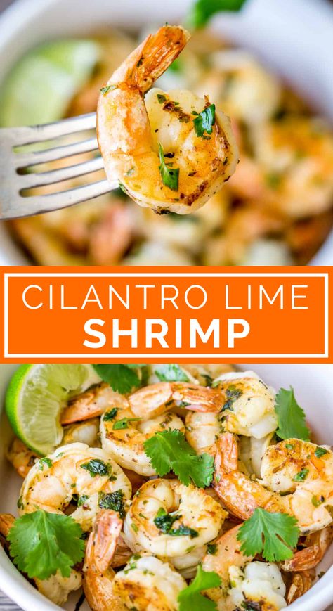 Shrimp With Cilantro Lime Rice, Cilantro Lime Rice And Shrimp, Cilantro Lime Shrimp Recipes, Cilantro Lime Shrimp Pasta, Cilantro Lime Shrimp Marinade, Cilantro Lime Rice With Shrimp, Garlic Lime Shrimp Recipes, Garlic Cilantro Shrimp, Cilantro Shrimp Tacos