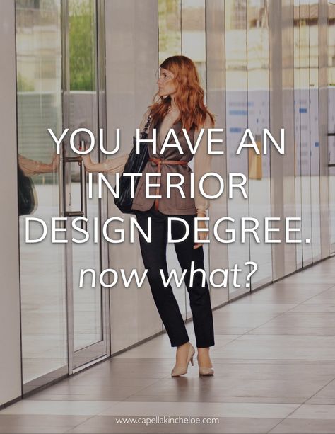 What should you do now that you have your degree in interior design?  Here are the next steps that you can take and all the options open to you. Ncidq Exam, Interior Design Bloggers, Masonite Interior Doors, Business Collaboration, Interior Design Courses Online, Interior Design Degree, Best Interior Design Websites, Designing Tips, Interior Design Colleges