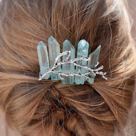 Mermaid Hair Accessories, Wedding Braid, Boho Hair Pins, Wedding Mermaid, Loose French Braids, Bridesmaid Hair Comb, Wedding Braids, Braid Jewelry, Ocean Wedding