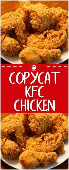 Copycat Kfc Chicken, Kfc Chicken Recipe Copycat, Kfc Fried Chicken Recipe, Kfc Original Recipe, Best Fried Chicken Recipe, Copycat Kfc, Recipes Copycat, Kfc Chicken Recipe, Homemade Fried Chicken