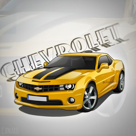 @chanzly_9 Chevrolet Camaro, Drawing Ideas, Painting Ideas, Sports Car, Toy Car, Suv, Gif, Trucks, Quick Saves