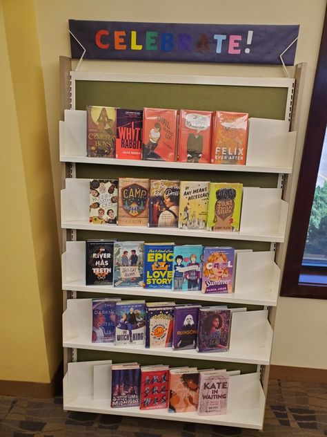 My lgbtq teen book display Pride Library Display, Library Display Ideas, Teen Book, Library Display, Library Programs, Library Displays, Library Ideas, Man Up, Book Display