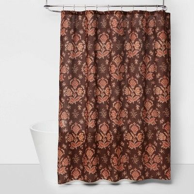 Bathroom Decor Target, Curtains Target, Spa Inspiration, Shower Curtain Rods, Fingertip Towels, Makeup Mirrors, Colorful Curtains, Bathroom Wall Decor, Guest Bathroom