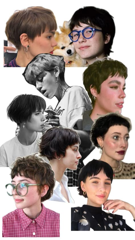 Extreme Pixie Haircut, 1920s Pixie Cut, Punk Hair Short, Pixie Cut Outfits, Mj Core, Pixy Cut, Vintage Pixie Cut, Punk Pixie Cut, Gay Haircut