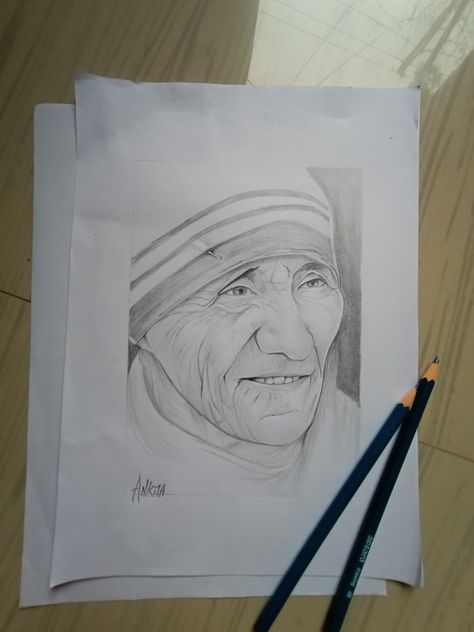 Saint Mother Teresa, Mom Tattoo Designs, Mom Tattoo, Mother Teresa, Mom Tattoos, Tattoo Designs, Male Sketch, Tattoos