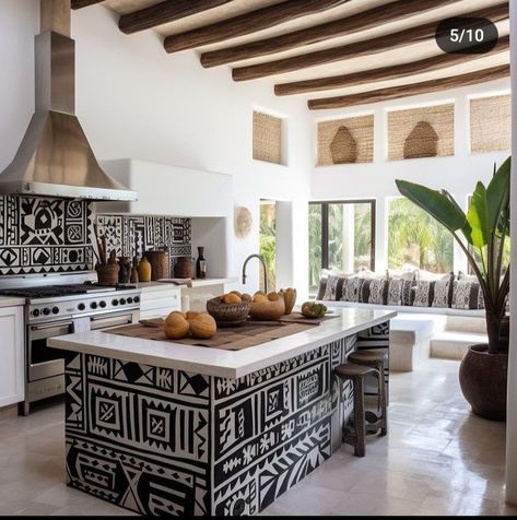 African Interior Design, African House, African Inspired Decor, Villa Interior, African Interior, Wall Decor Kitchen, Home Decor Aesthetic, African Home Decor, Aesthetic Home Decor