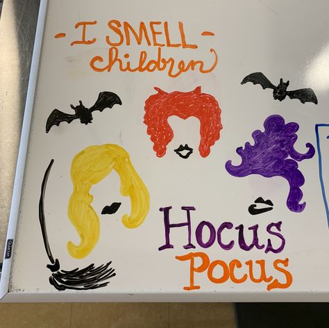 Halloween Dry Erase Board Ideas, Fall Dry Erase Board Art, Dry Erase Board Ideas Art, Erase Board Ideas, Dry Erase Board Ideas, Work Doodles, Dry Erase Board Art, Whiteboard Art, Dry Erase Board