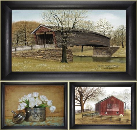 Framed and Canvas Prints – KC Country Home Accents Billy Jacobs, Vignette Design, Wooden Barn, Stone Cottage, Old Barns, Framed Painting, Trendy Decor, New Wall, Living Room Art