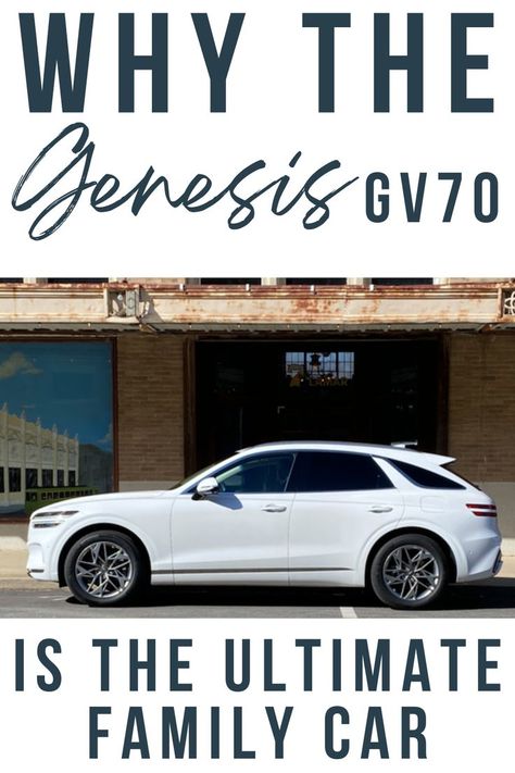 LUXURY LIKE A SEDAN, SHAPED LIKE A CROSSOVER, BUT DRIVES LIKE AN SUV THANKS TO THE AWD. PHOTO: ERICA MUELLER Suv With Panoramic Sunroof, Genesis Gv70 Suv, Genesis Gv 70, Luxury Suvs For Women, Suv Inside, Genesis Suv, Best Suv For Family, Toyota Suvs, Affordable Suv