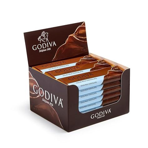 Candy Bar Gifts, Chocolate Bars Gift, Godiva Chocolatier, Grocery Store Items, Chip Packaging, Belgium Chocolate, Frozen Toys, Milk Chocolate Bar, Bar Gift